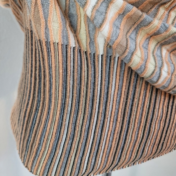 ANTHROPOLOGIE NESSA PULLOVER BY MOTH ORANGE TEXTURED SHORT SLEEVE TOP SZ SMALL - Picture 10 of 16